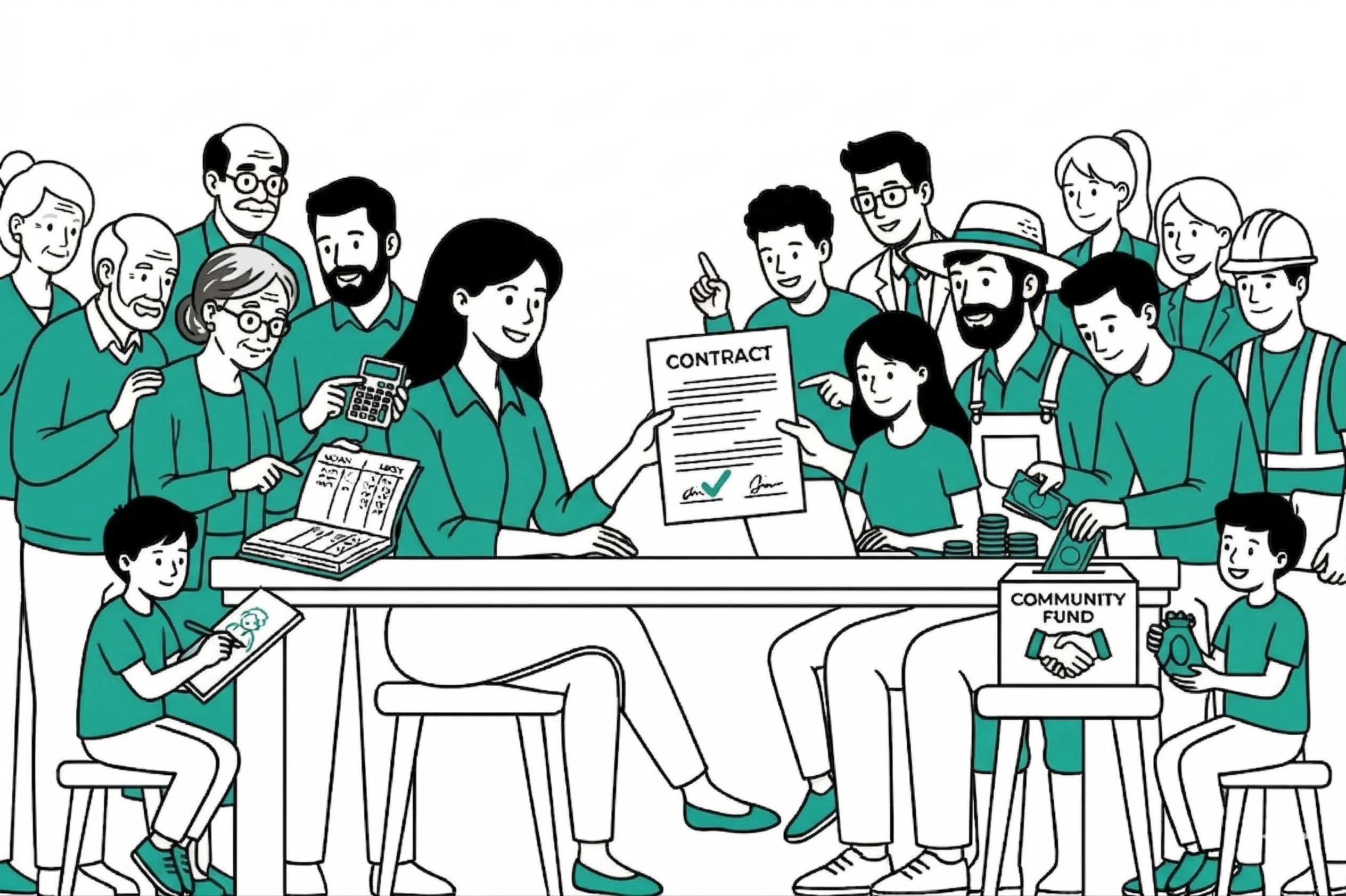 Enable safe community financing