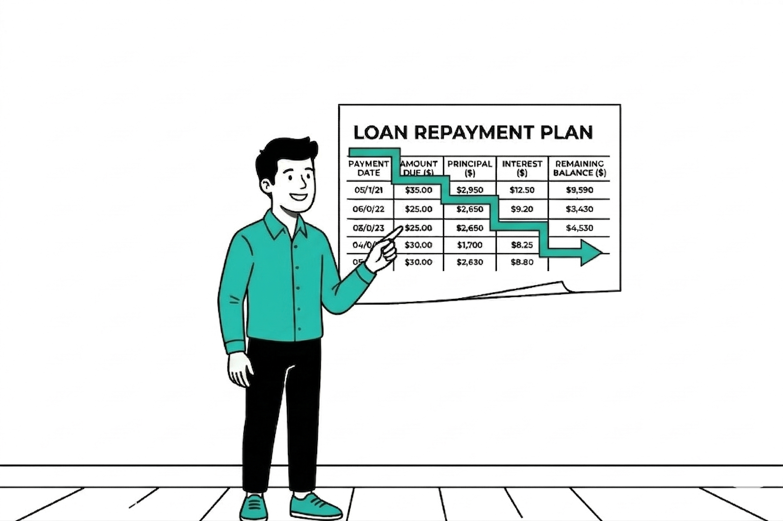 Create repayment plans